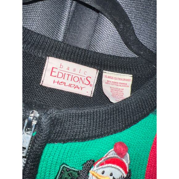 Ugly Christmas Sweater Xmas Cardigan Size XL - Picture 2 of 3